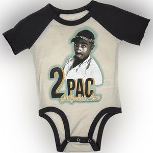 2 pac onesie by Rowdy Sprout size:6-12m